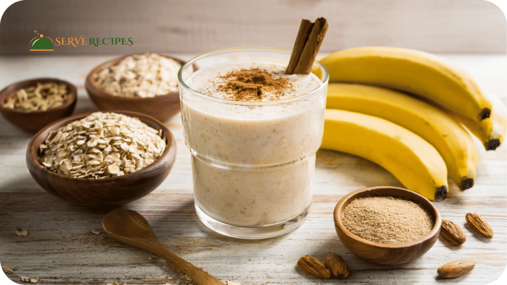 Banana and Oatmeal Protein Smoothie 1