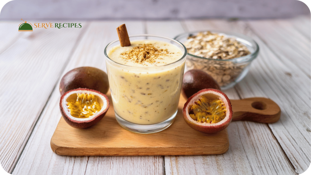 Passion Fruit and Oatmeal Protein Smoothie 1