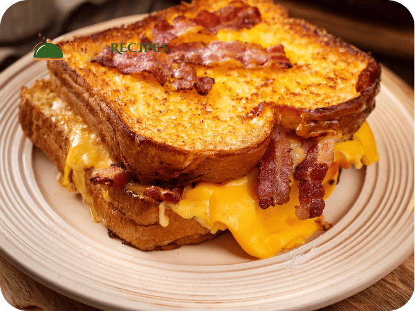 Bacon and Cheddar Stuffed Savory French Toast