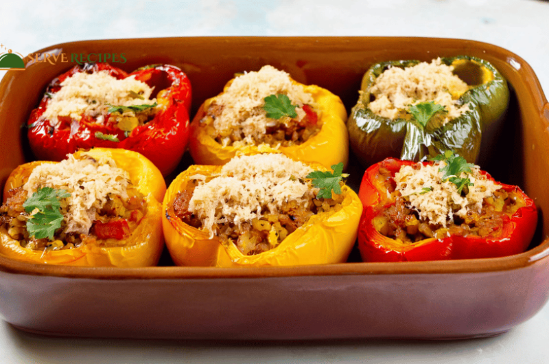 Low-Carb Stuffed Bell Peppers with Quinoa and Turkey