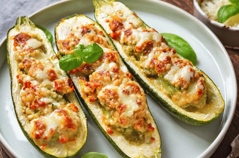 Keto Chicken and Zucchini Boats: A Delicious Low-Carb Recipe